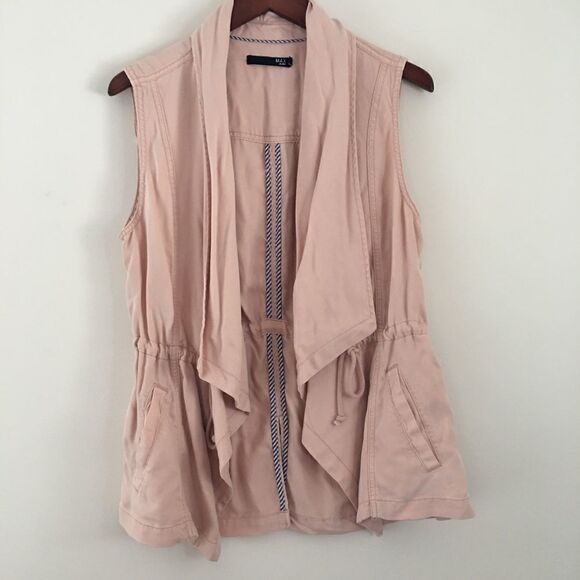 Max Jeans drawstring spring vest | Size Medium - Picture 1 of 5